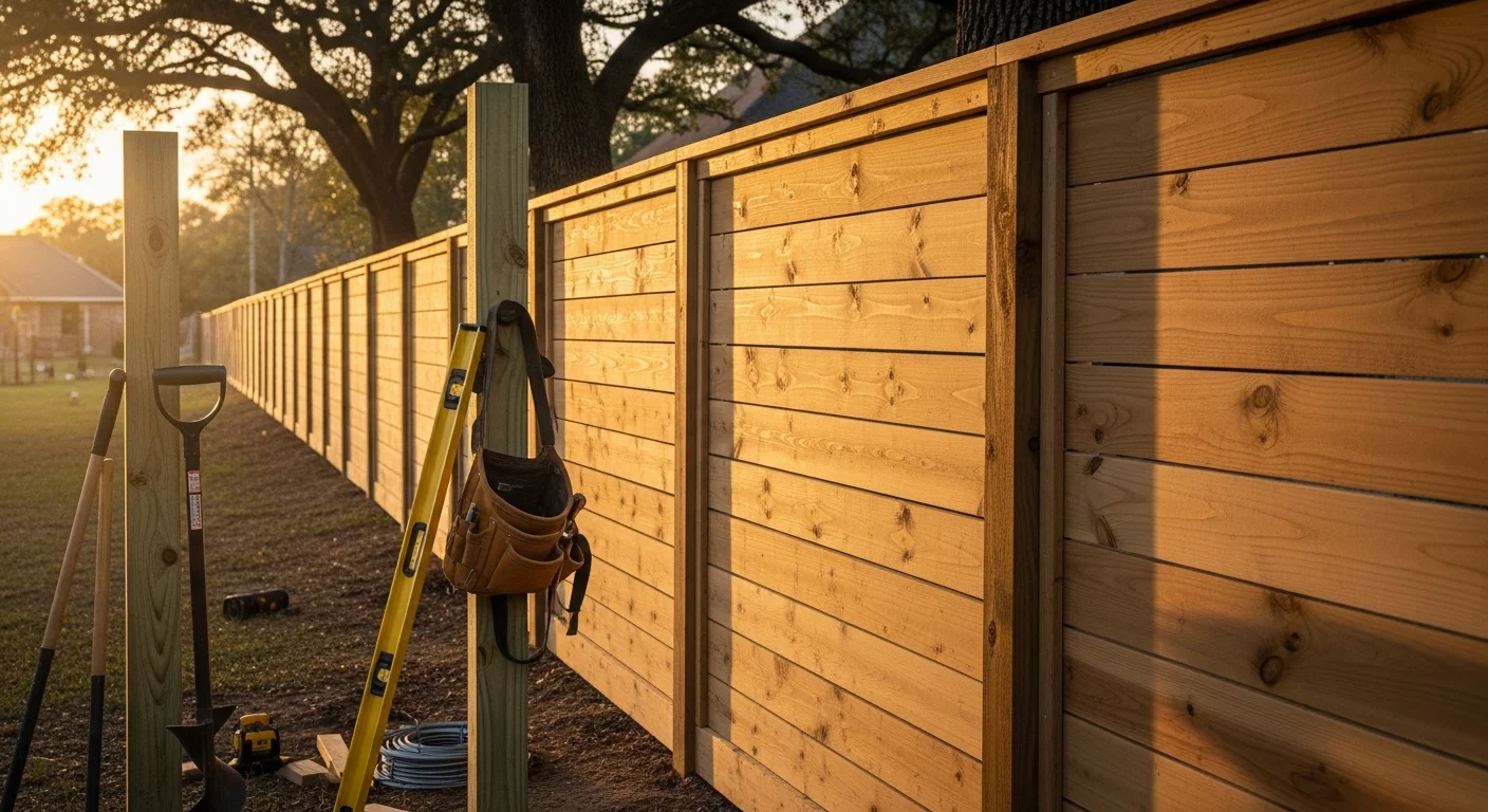 Residential fence installation and repair in Tomball and Magnolia