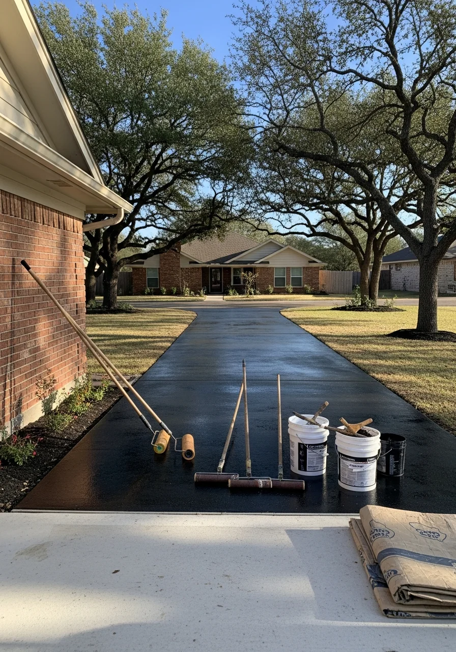 Bryan contractor team on job site with equipment.